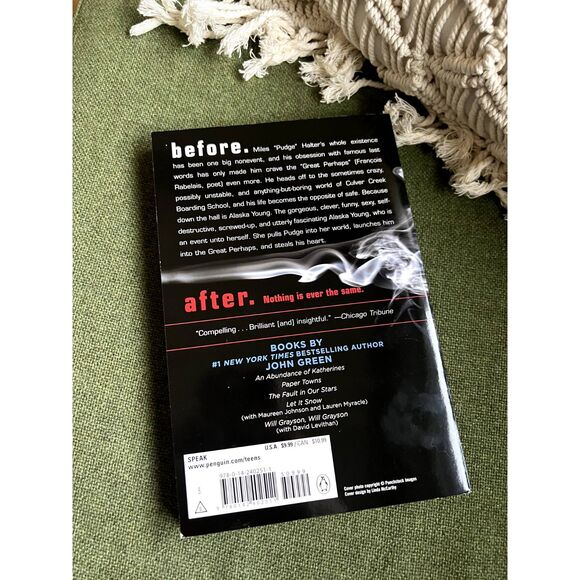 Looking for Alaska by John Green Book - Picture 3 of 4